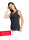 EMF Protection Womens Tank Top - black - Pack of two 48/50