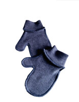 Gloves / mittens for babies with neurodermatitis - jeans blue
