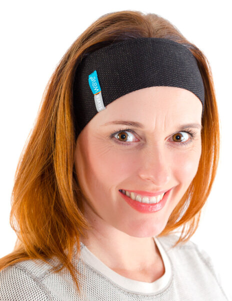 Strahlenschutz Stirnband für Damen - schwarz Größe 1 (36-42)