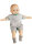 Strahlenschutz Body Kurzarm für Babys und Kleinkinder - beige-bunt 62/68