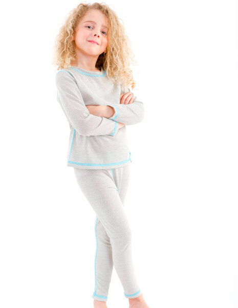 Strahlenschutz Legging für Mädchen - beige 158/164