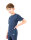 Kurzarmshirt für Jungen mit Neurodermitis - Jeansblau