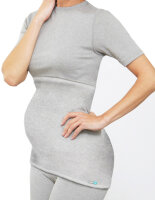 Bauchtuch für Schwangere - Neurodermitiswäsche - grau