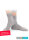 EMF Protection Girls Socks - grey - Pack of two 23-26