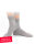 EMF Protection Girls Socks - grey - Pack of two 27-30