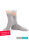 EMF Protection Girls Socks - grey - Pack of three 27-30