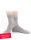 EMF Protection Girls Socks - grey - Pack of three 31-34