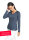 Long-sleeved shirt for women with neurodermatitis - jeans blue 48/50