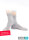 Socks for women with neurodermatitis and diabetes - grey - Pack of two 35-38