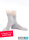 Socks for women with neurodermatitis and diabetes - grey - Pack of three 39-42