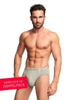 Briefs for men with neurodermatitis - grey - pack of two...