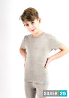 Kurzarmshirt für Jungen mit Neurodermitis - grau