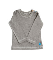 Long-sleeved shirt for babies with neurodermatitis - grey...