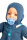 Balaclava for babies and kids with neurodermatitis - jeans blue