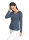 Long-sleeved raglan shirt for women with neurodermatitis - jeans blue