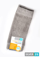 Arm warmers for women with neurodermatitis - grey L