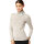 EMF Protection Womens Long-sleeved Shirt with stand-up collar - beige 40/42