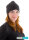 Strahlenschutz Long Beanie Mütze für Damen - schwarz