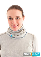 EMF Protection Womens Loop scarf  - beige Gr. 1 (36-42)