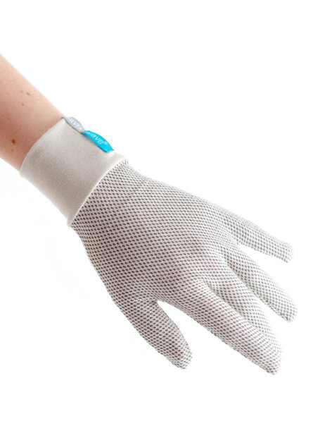 EMF Protection Womens Gloves - beige L
