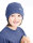Hat for girls with neurodermatitis - jeans blue Gr. 2 (146 bis 164)