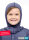 Balaclava for girls with neurodermatitis - jeans blue - pack of two Gr. 1 (122 bis 140)