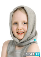Loop-Schal für Mädchen mit Neurodermitis - grau