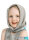 Loop scarf for girls with neurodermatitis - grey