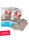 Silver25-Socken für Jungen mit Diabetes und Neurodermitis - grau - Doppelpack 31-34