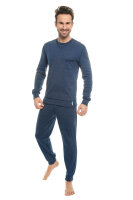 Schlafanzug für Herren - Neurodermitiswäsche - blau
