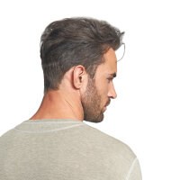 Long-sleeved shirt N for men with neurodermatitis - grey 46/48