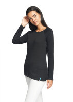 EMF Protection Womens Long-sleeved Raglan Shirt - black 32/34