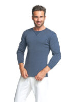 Long-sleeved shirt N for men with neurodermatitis - jeans blue 46/48