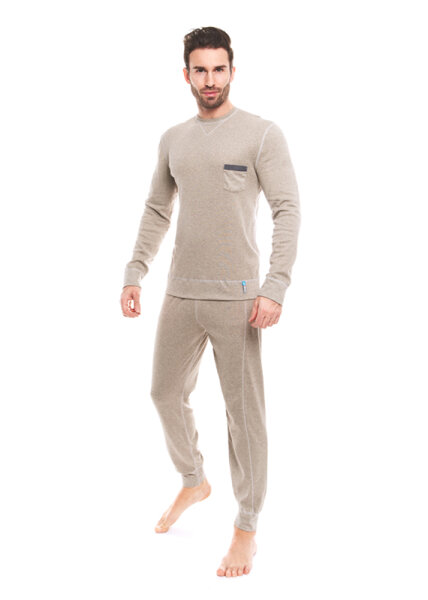 Pyjama for men - neurodermatitis garments - grey 46/48