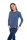 Long-sleeved basic shirt for women with neurodermatitis - jeans blue 36/38