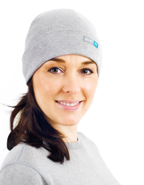 Hat for women - neurodermatitis - grey Größe 2 (44-52)