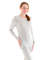 EMF Protection Womens Long-sleeved Shirt - beige 32/34