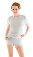 Abschirmkleidung Basic Kurzarm-Shirt für Damen - beige