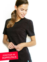 EMF Protection Womens Short-sleeved Shirt - black - Pack...