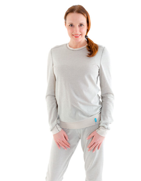 EMF Protection Womens Pyjama  - beige 32/34