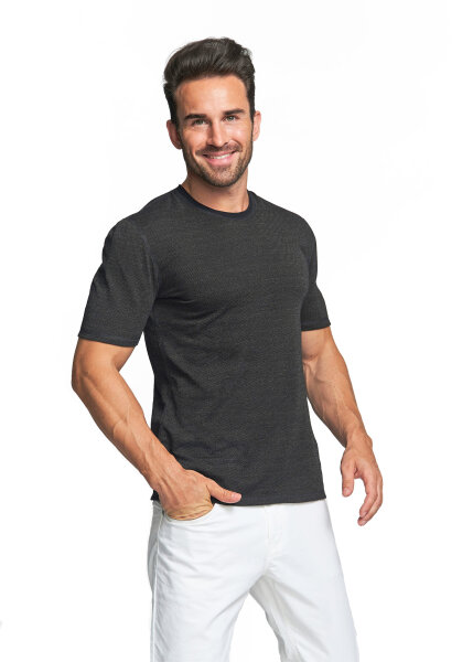 EMF Protection Mens Short-sleeved Shirt - black 58/60