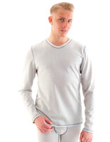 EMF Protection Mens Long-sleeved Shirt - beige 50/52