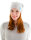 Strahlenschutz Long Beanie Mütze für Damen - beige Größe 1 (36-42)