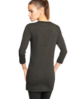 EMF Protection Womens Long-sleeved Longshirt - black 36/38