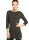 Strahlenschutz Langarm-Longshirt für Damen - schwarz 48/50