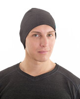 Strahlenschutz Long Beanie Mütze für Herren - schwarz Größe 1 (46-50)