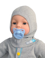 Balaclava for babies and kids with neurodermatitis - grey...