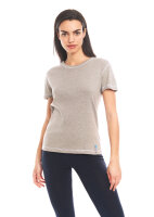 Kurzarmshirt Basic - Silberwäsche für Damen mit Neurodermitis - grau 32/34