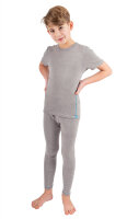 Short-sleeved shirt for boys with neurodermatitis - grey 146/152