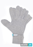 Gloves for women with neurodermatitis - grey M